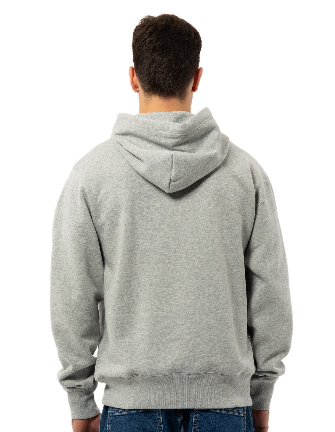 Grey Russell Athletic Midfielder Men Hoodie | 04JCLXIGQ