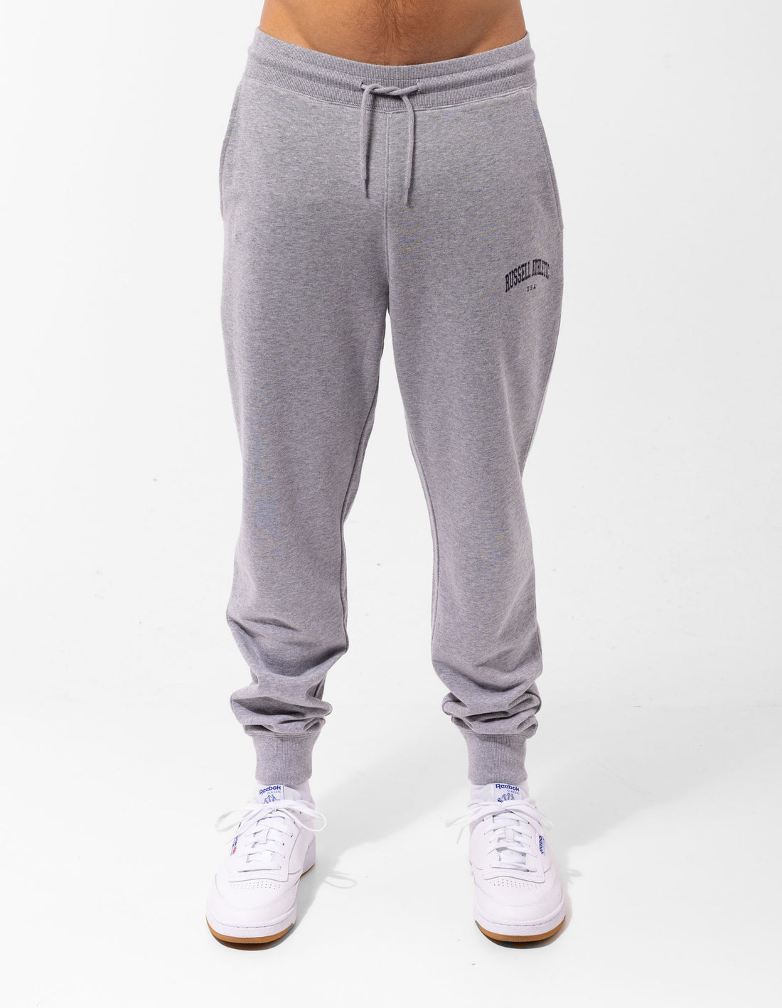 Grey Russell Athletic Originals Big Arch Unbrushed Cuffed Men Track pants | 23WQTIDXR