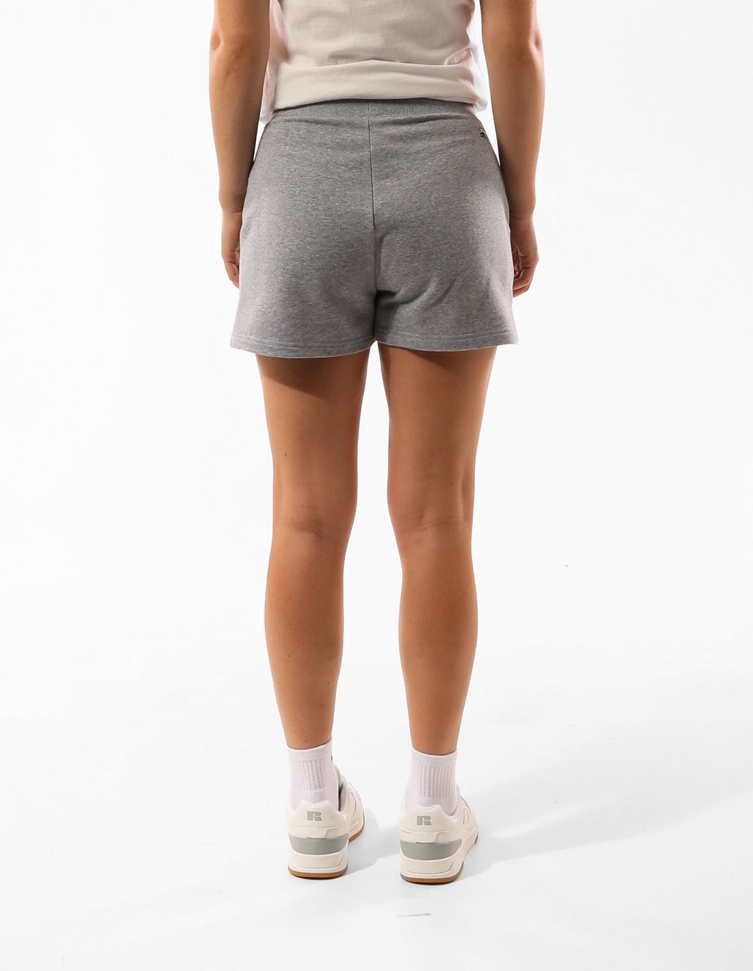 Grey Russell Athletic Originals Women Shorts | 91KEVRQCJ