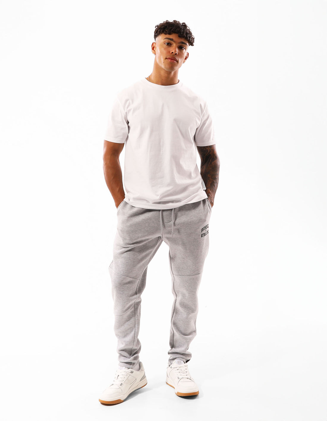 Grey Russell Athletic Sirocco Men Track pants | 36ELZHAUR