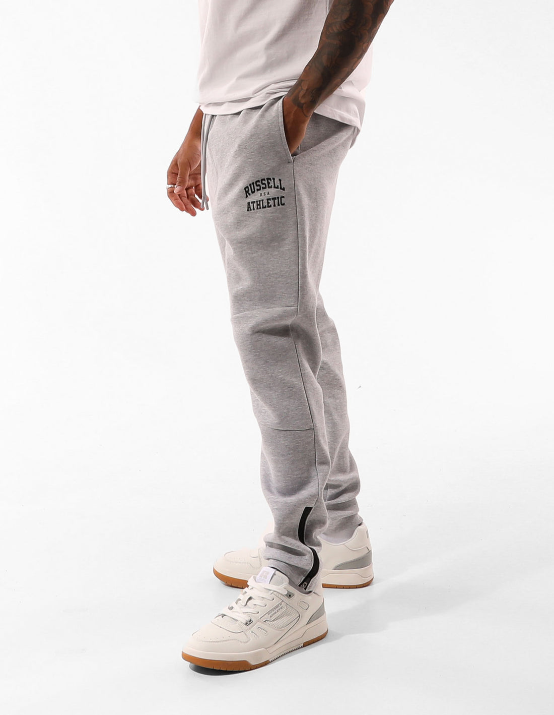 Grey Russell Athletic Sirocco Men Track pants | 36ELZHAUR