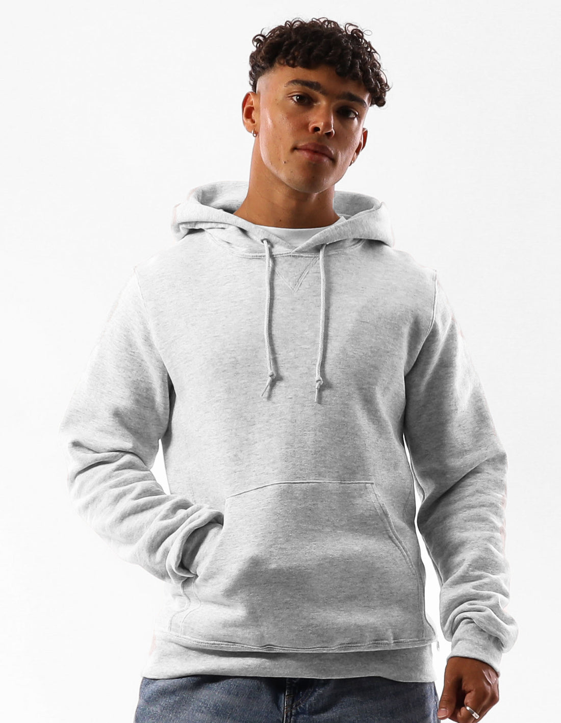 Grey Russell Athletic Unisex Dri Men Hoodie | 69HUYLWNA