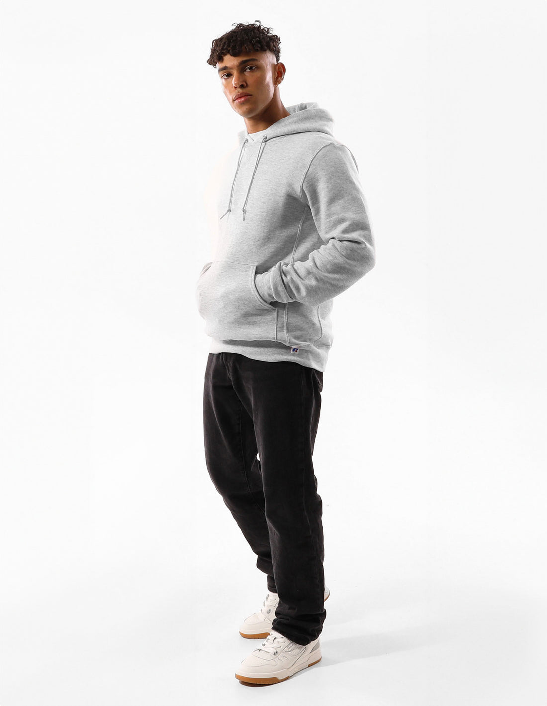 Grey Russell Athletic Unisex Dri Men Hoodie | 69HUYLWNA