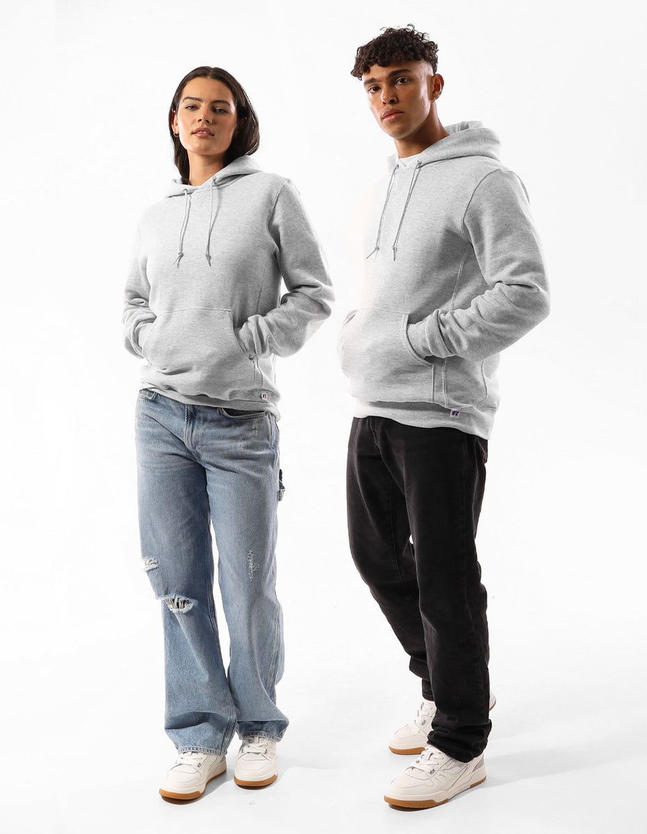 Grey Russell Athletic Unisex Dri Men Hoodie | 69HUYLWNA