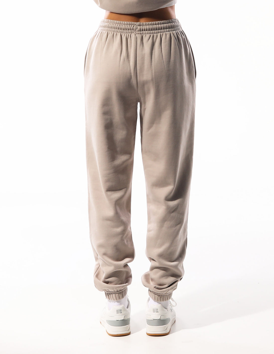 Khaki Russell Athletic R Logo Women Track pants | 86ZKQXEJI