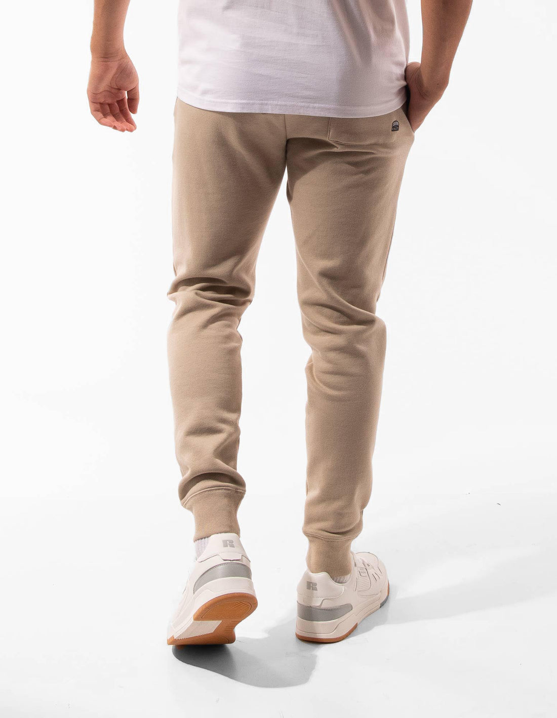 Khaki Russell Athletic Serif Men Track pants | 16WFIUYSP