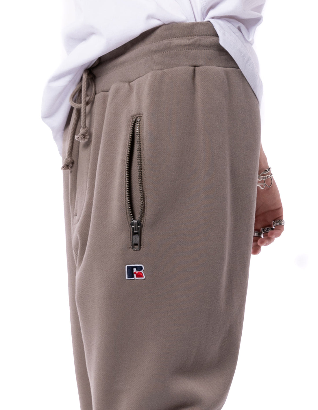 Khaki Russell Athletic Unisex Jack Men Track pants | 69OYVABUJ