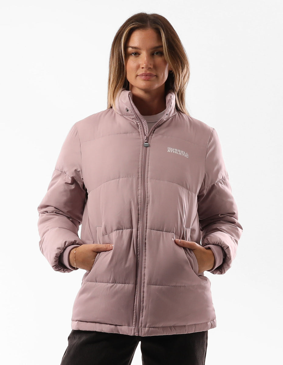 Light Rose Pink Russell Athletic Tribecca Women Jackets | 35BKXDGOV