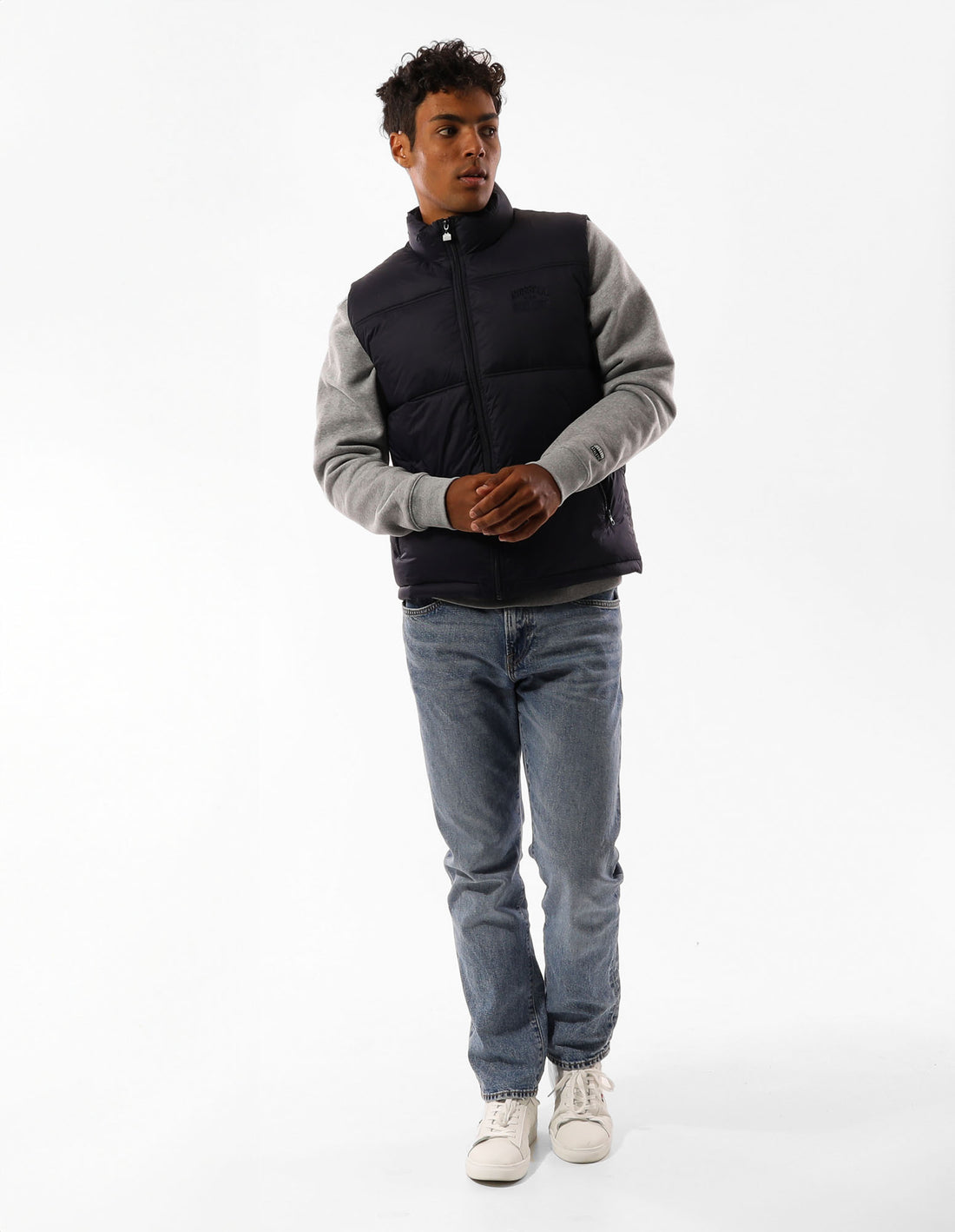 Navy Russell Athletic Kennedy Vest Men Jackets | 74VTLANFZ