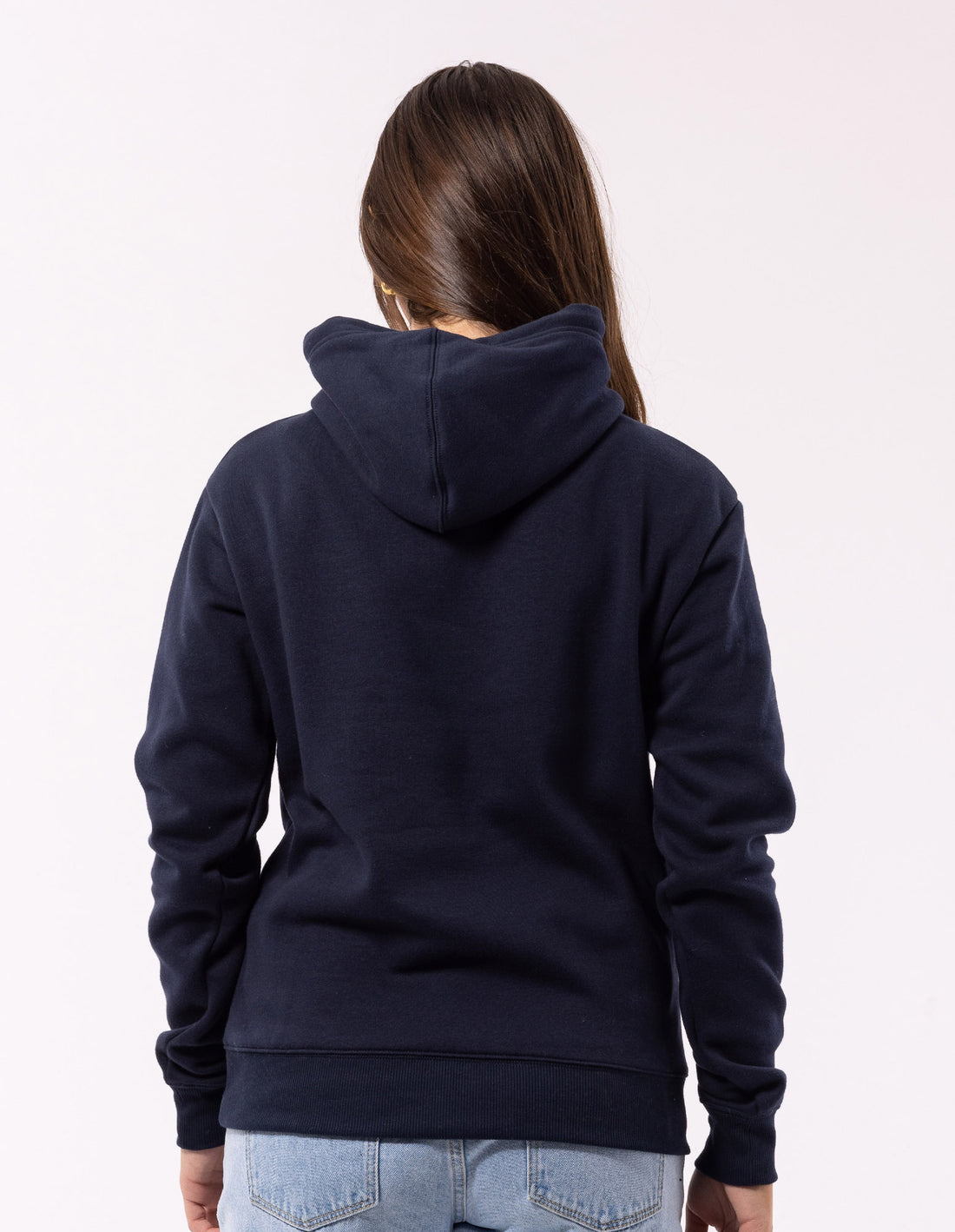 Navy Russell Athletic Originals Embriodered Women Hoodie | 36NYMDQKA