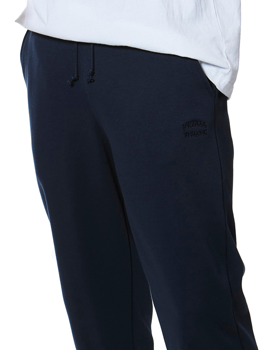 Navy Russell Athletic Originals Open Leg Men Track pants | 17BJETQGW