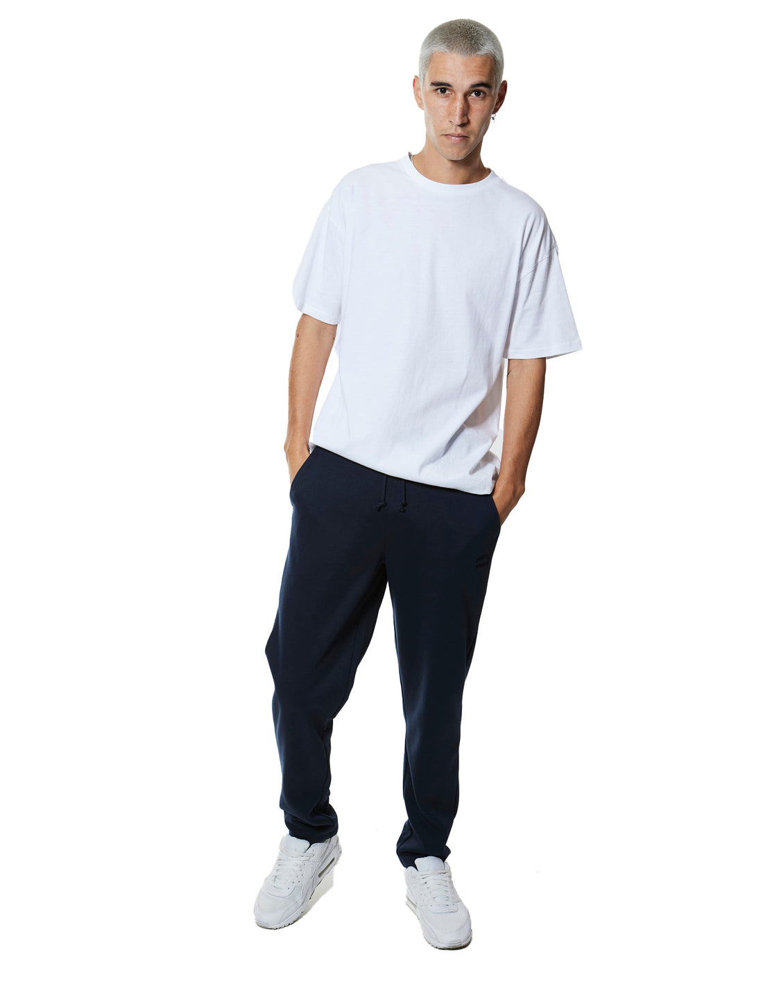 Navy Russell Athletic Originals Open Leg Men Track pants | 17BJETQGW