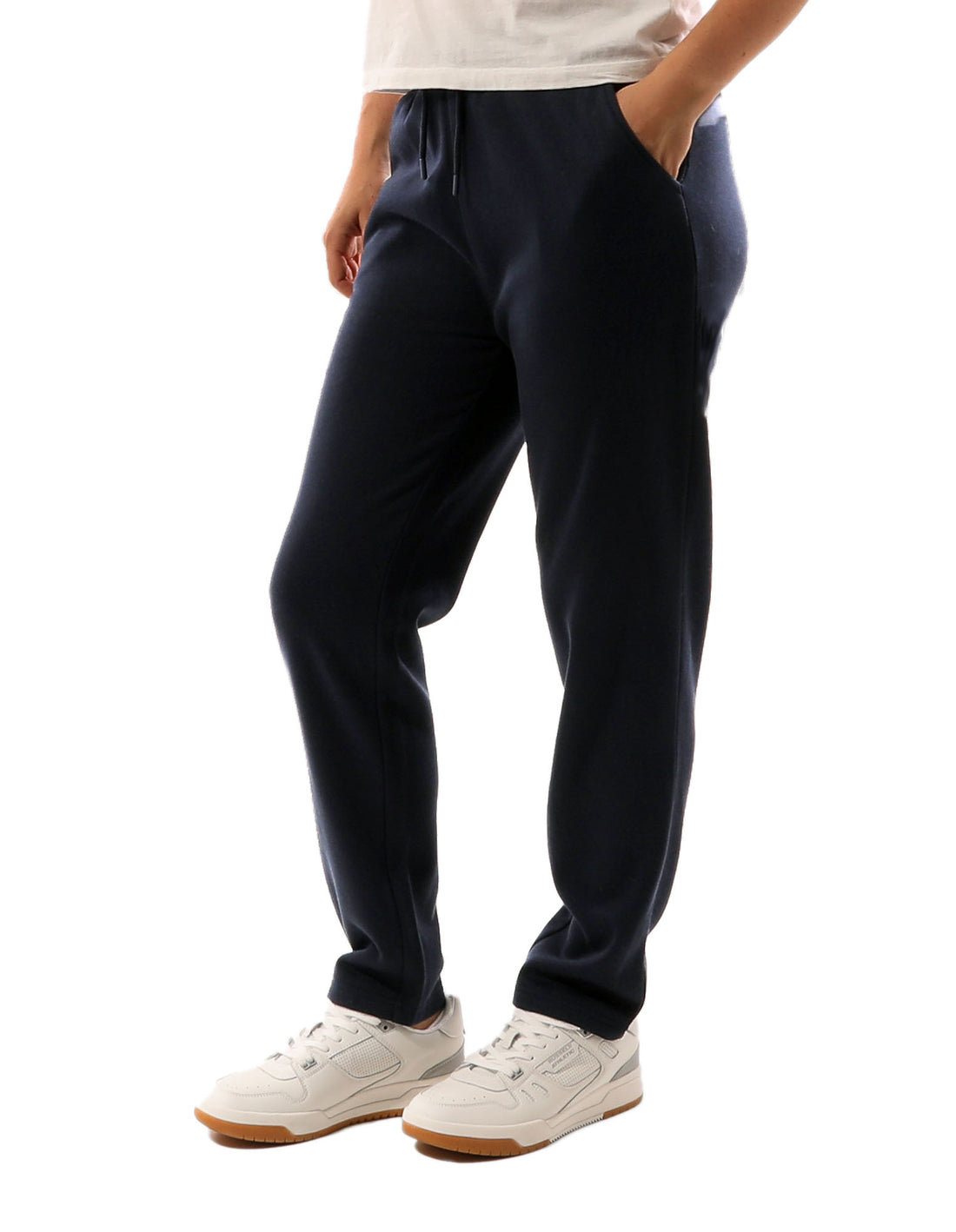 Navy Russell Athletic Originals Small Arch Open Leg Women Track pants | 03ZIDHGKW