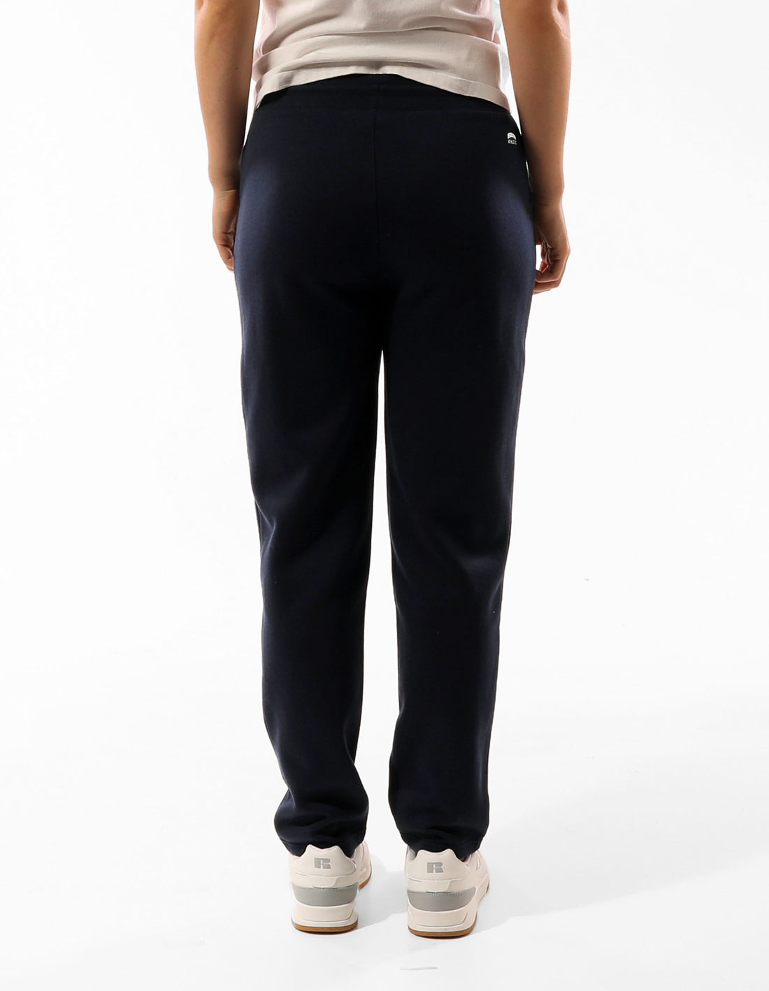 Navy Russell Athletic Originals Small Arch Open Leg Women Track pants | 03ZIDHGKW