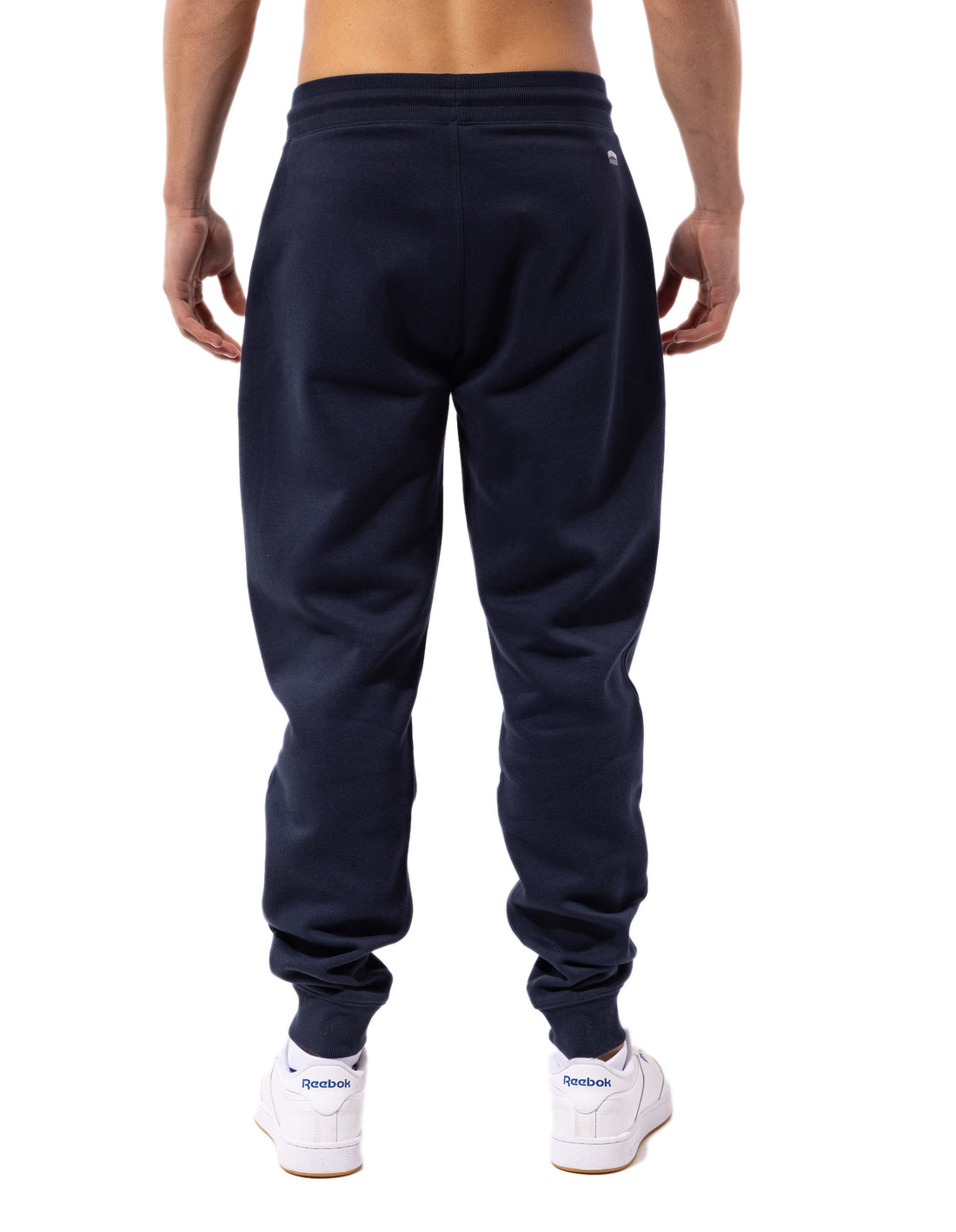 Navy Russell Athletic Originals Small Arch Cuff Men Track pants | 87VJRCSHW