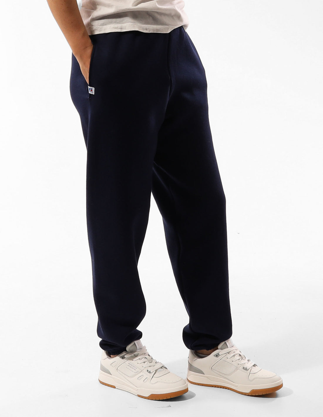 Navy Russell Athletic Unisex Dri Men Track pants | 17KJIWRPU