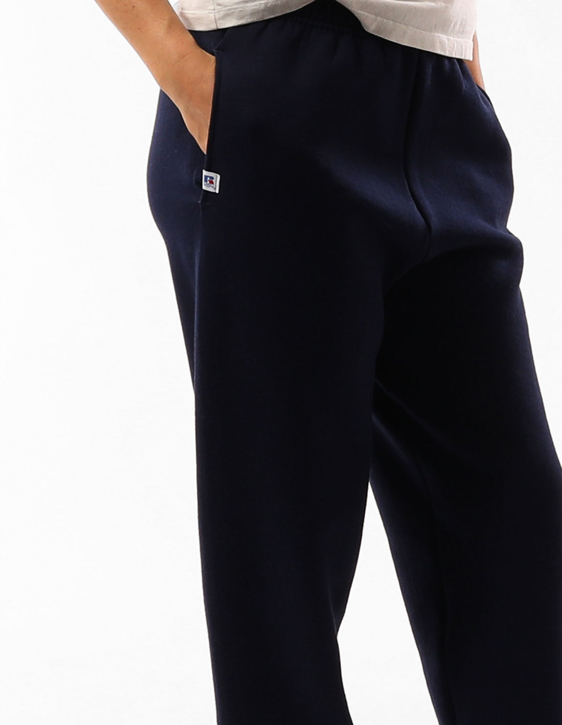 Navy Russell Athletic Unisex Dri Men Track pants | 17KJIWRPU