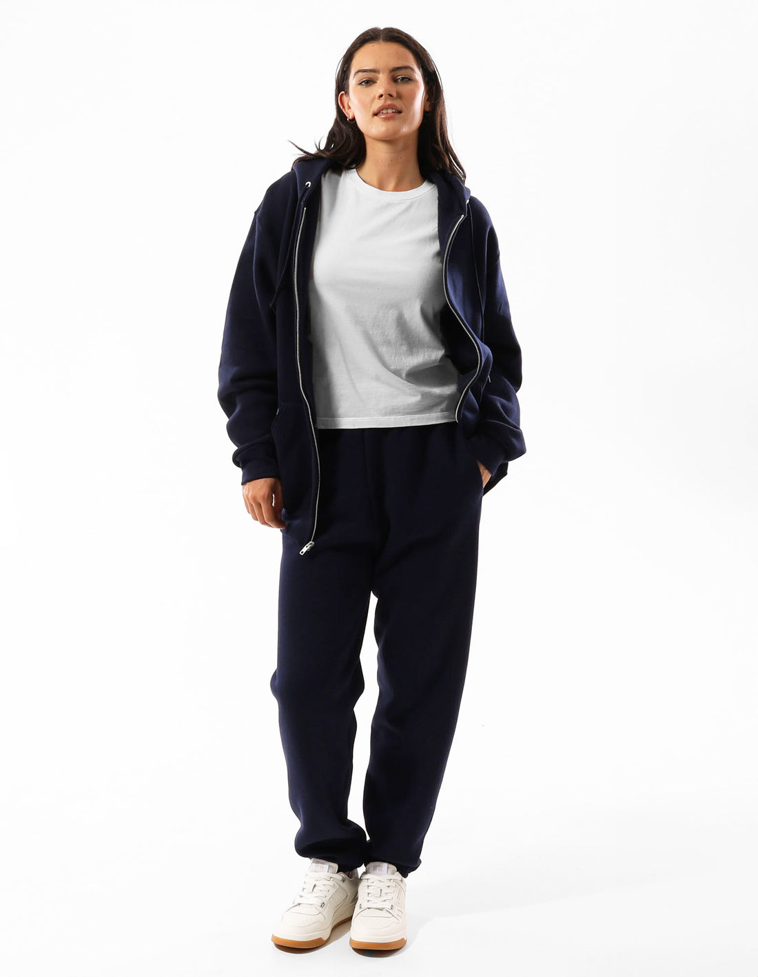 Navy Russell Athletic Unisex Dri Women Jackets | 13GWFUVMX