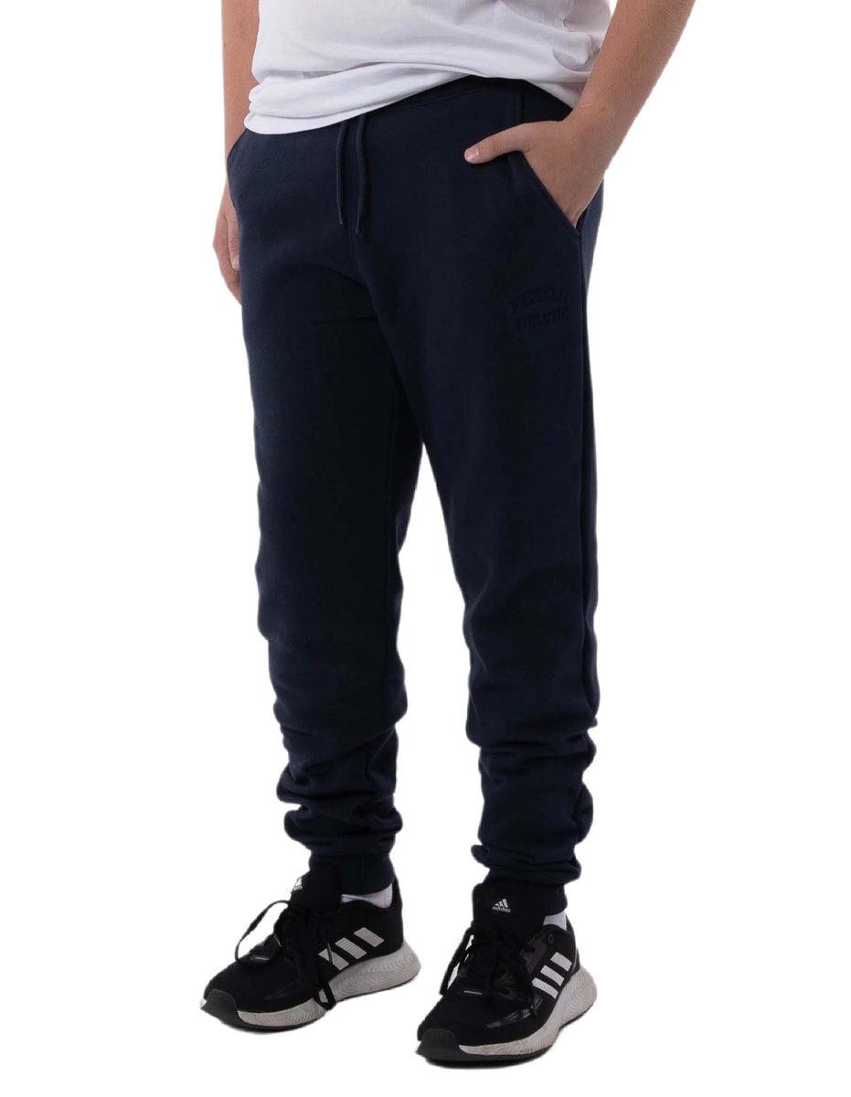 Navy Russell Athletic Unisex Originals Youth Kids\' Track pants | 89MQTCKUH