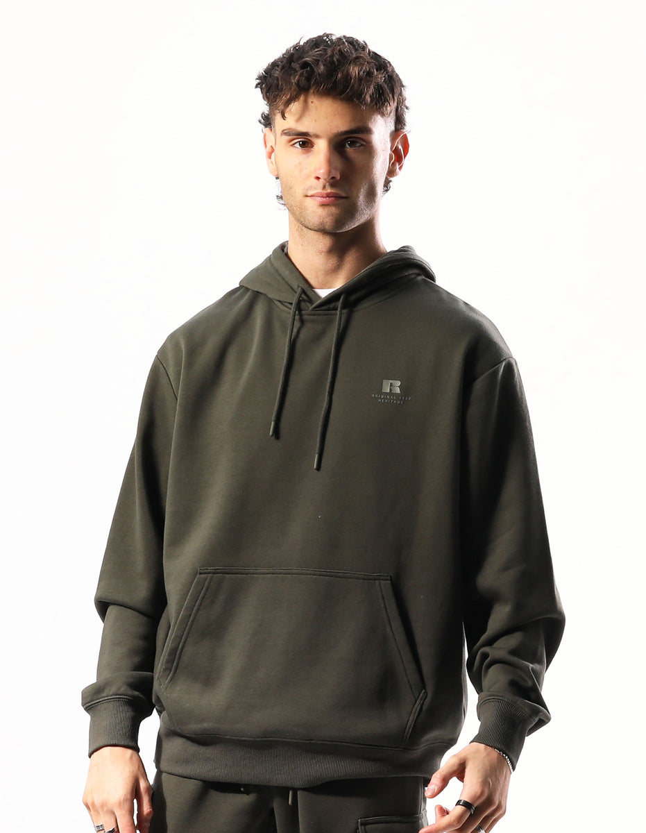 Olive Russell Athletic Brooklyn Men Hoodie | 49JFUBIMS