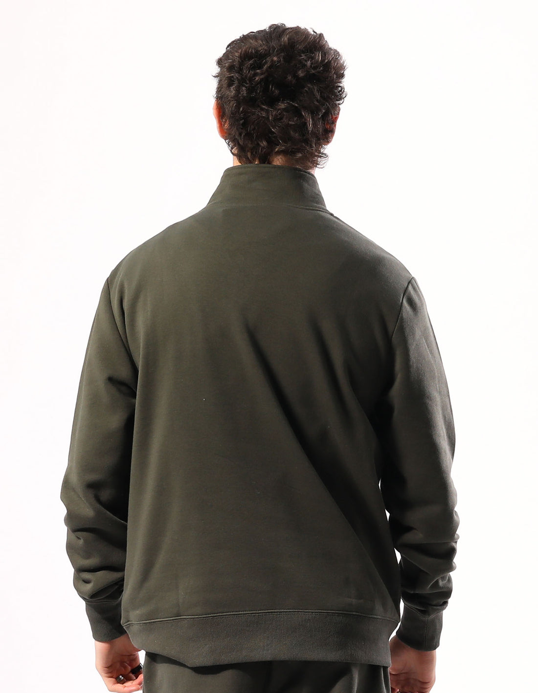 Olive Russell Athletic Brooklyn Quarter Zip Men Top | 54UMSODKL