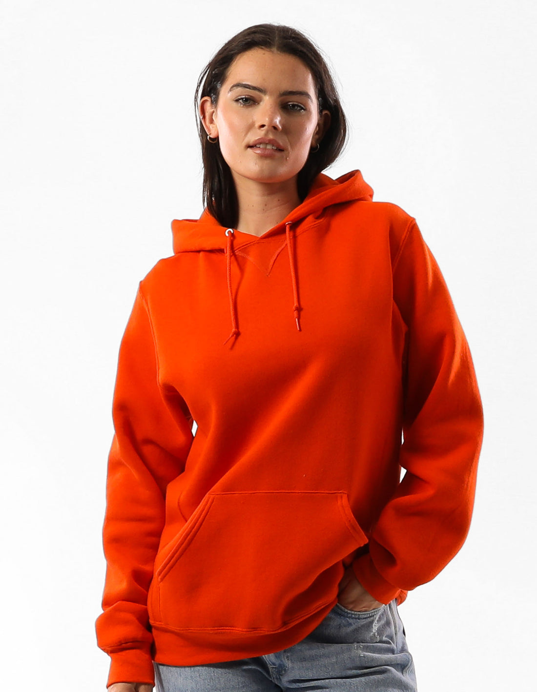 Orange Russell Athletic Unisex Dri Men Hoodie | 61SCLOHAF