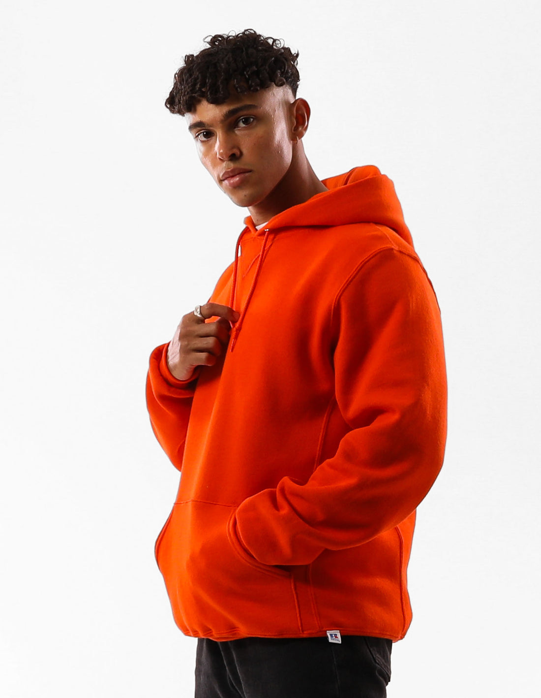 Orange Russell Athletic Unisex Dri Men Hoodie | 61SCLOHAF