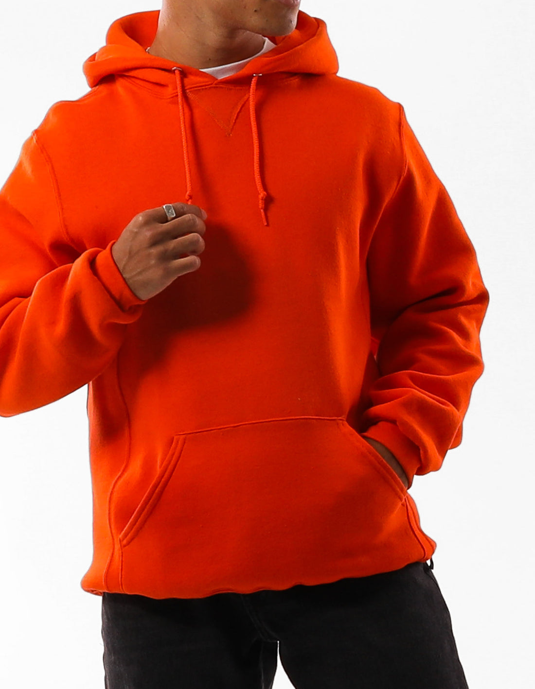 Orange Russell Athletic Unisex Dri Men Hoodie | 61SCLOHAF