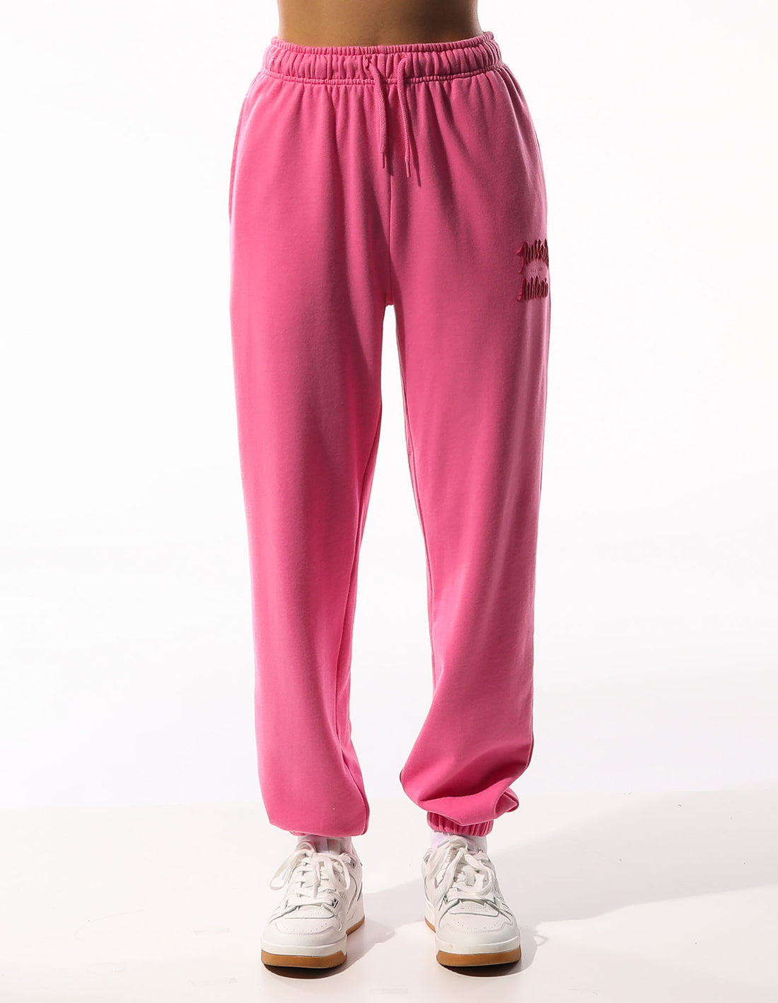 Pink Russell Athletic Maplewood Baggy Women Track pants | 17YOMCLSQ