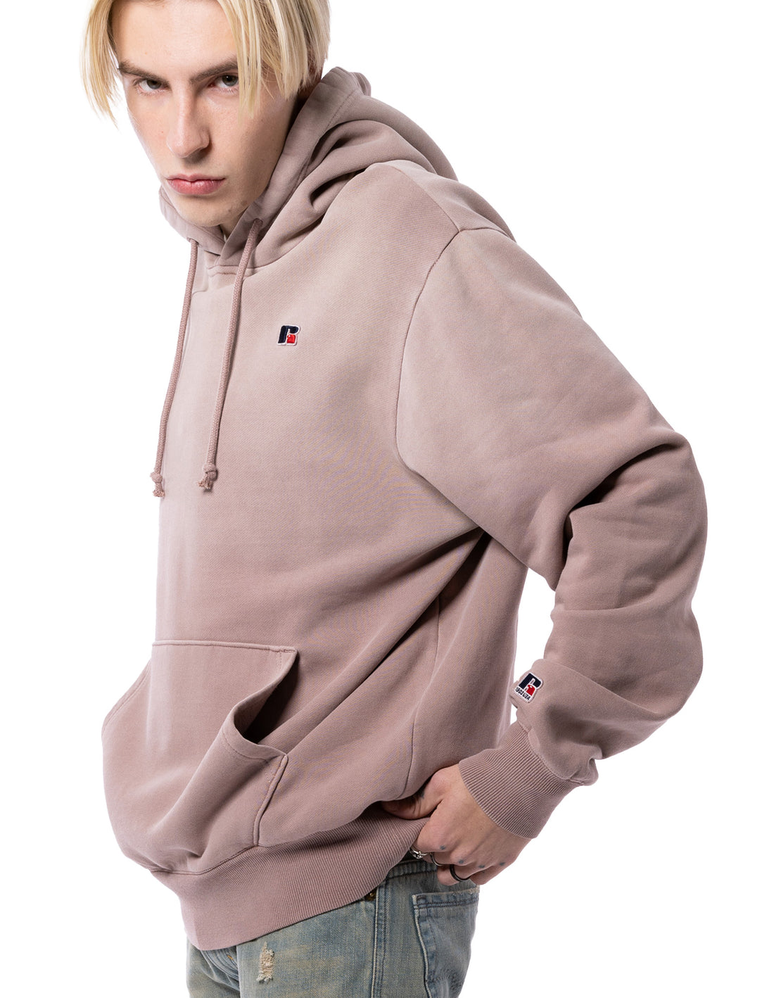 Purple Red Russell Athletic Unisex Fade Men Hoodie | 36YLSWTAR