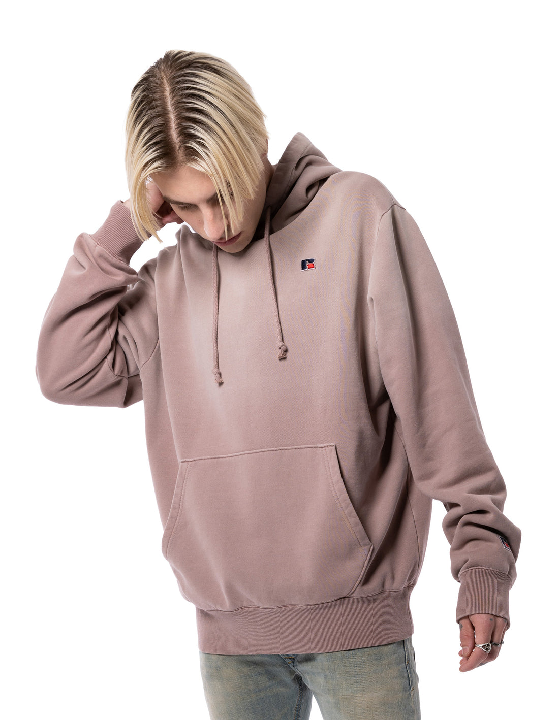 Purple Red Russell Athletic Unisex Fade Men Hoodie | 36YLSWTAR