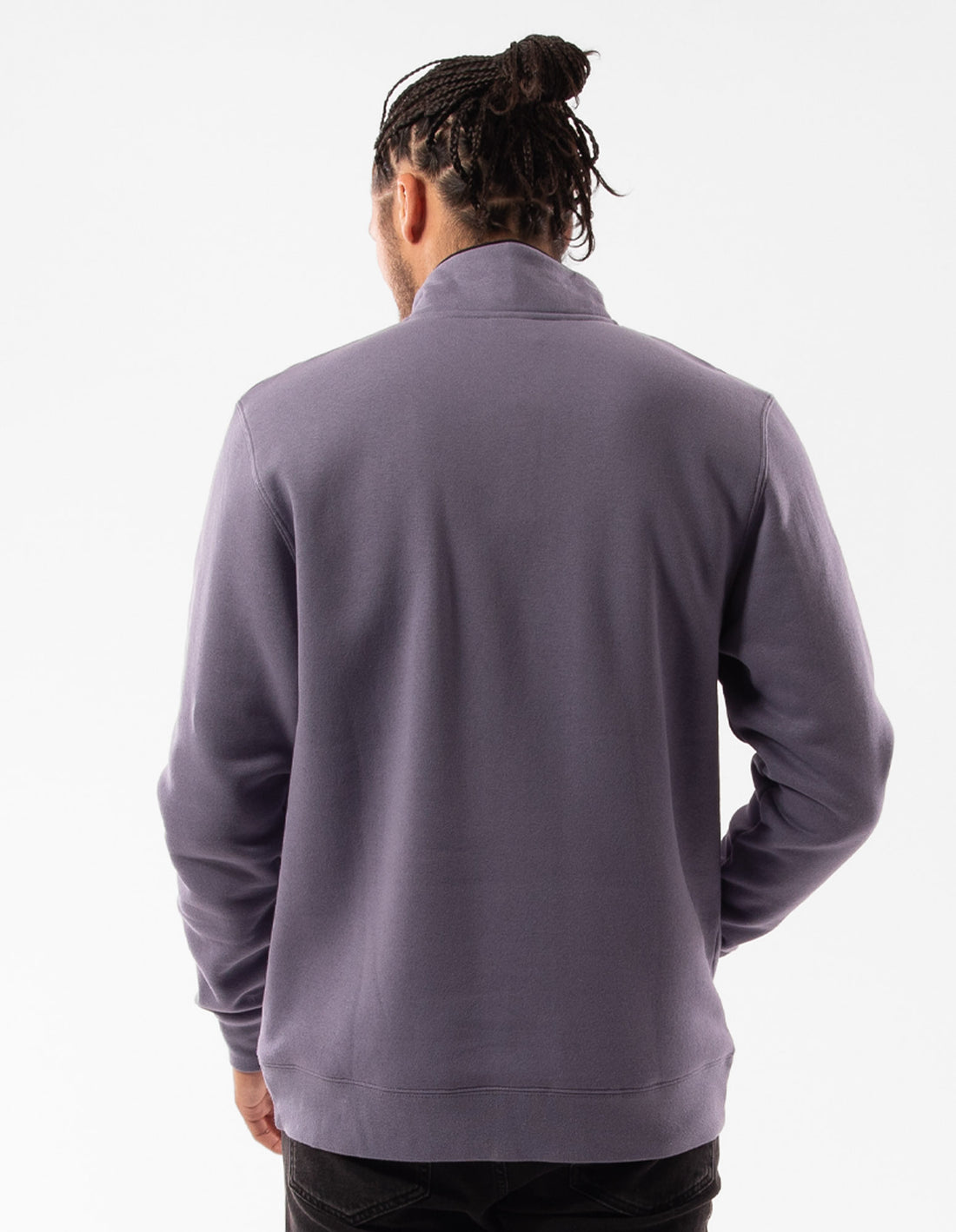 Purple Russell Athletic Arch 1/4 Zip Men Top | 53CJLKREQ