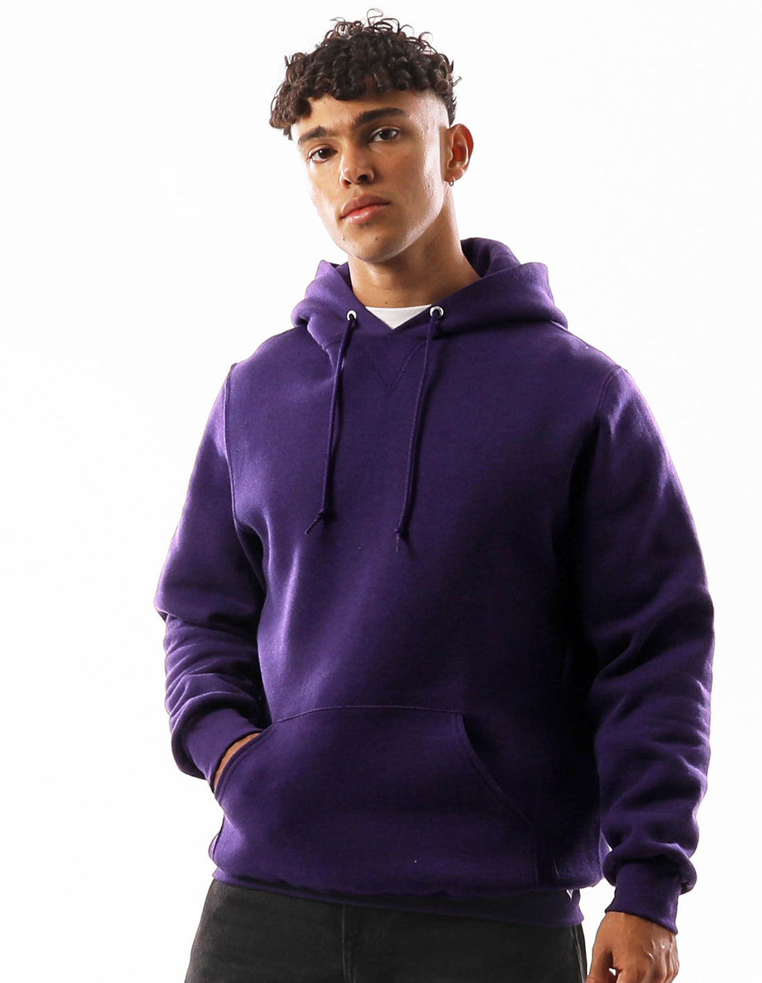 Purple Russell Athletic Unisex Dri Men Hoodie | 47QPRHIWZ