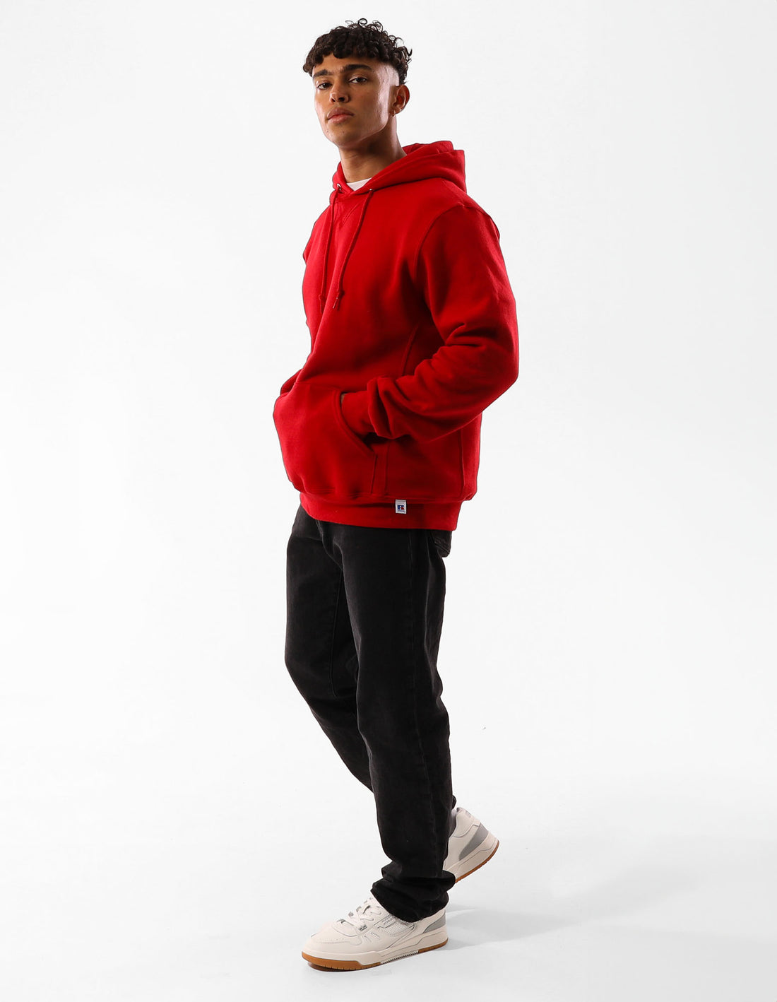 Red Russell Athletic Unisex Dri Men Hoodie | 74ESVXIJB