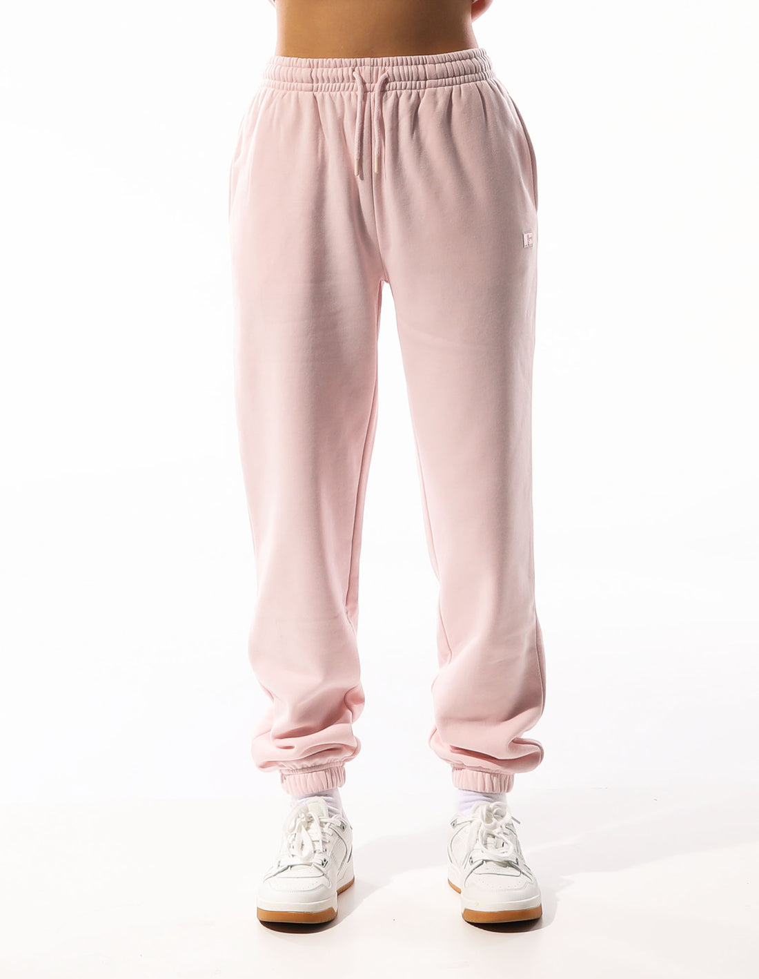 Rose Pink Russell Athletic R Logo Women Track pants | 36MZJFDSR