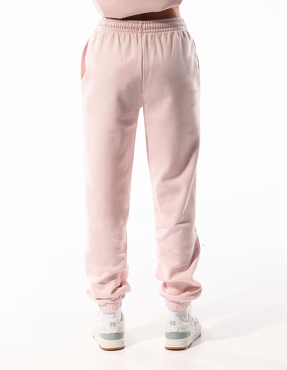 Rose Pink Russell Athletic R Logo Women Track pants | 36MZJFDSR