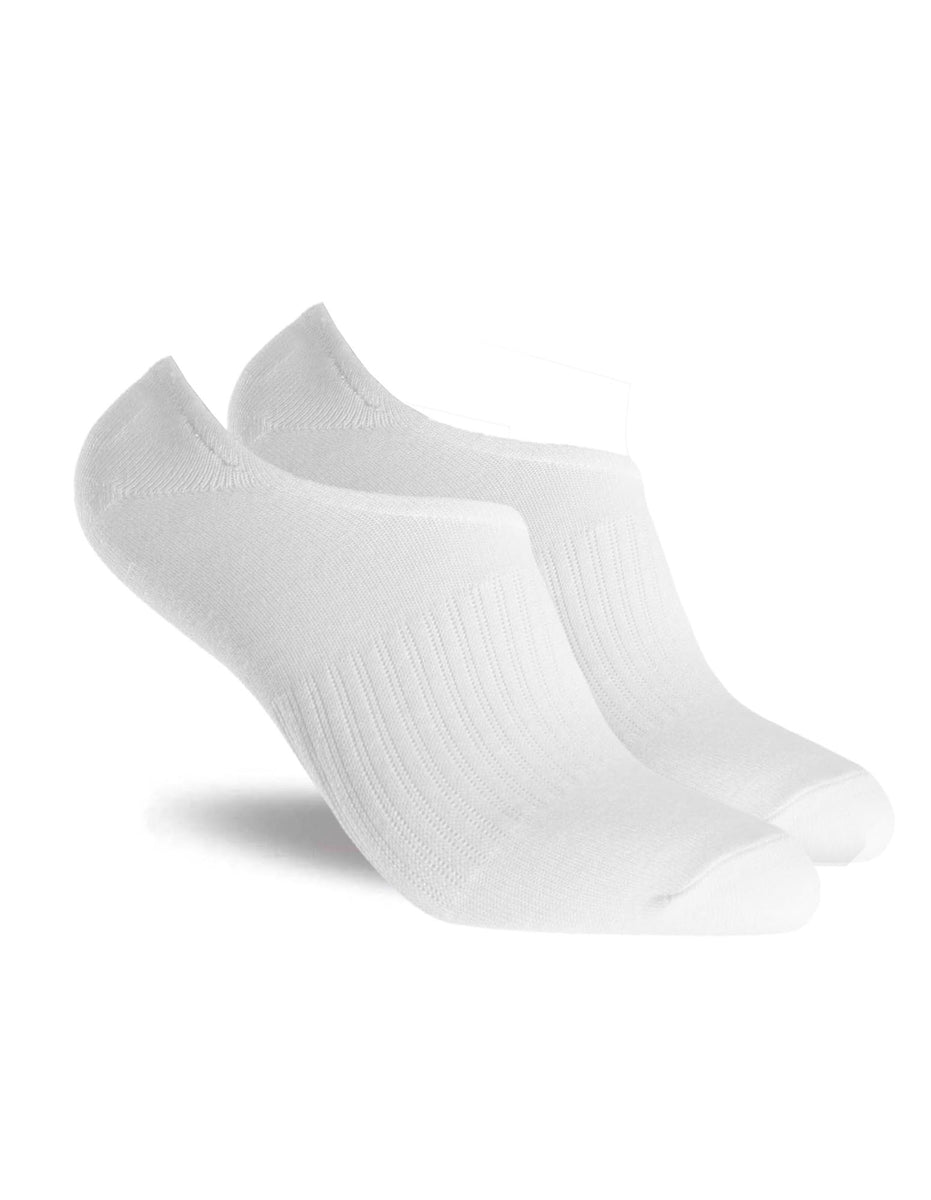 White Russell Athletic Classic No Show 3 Pack Accessories Socks | 14HWCSAOY