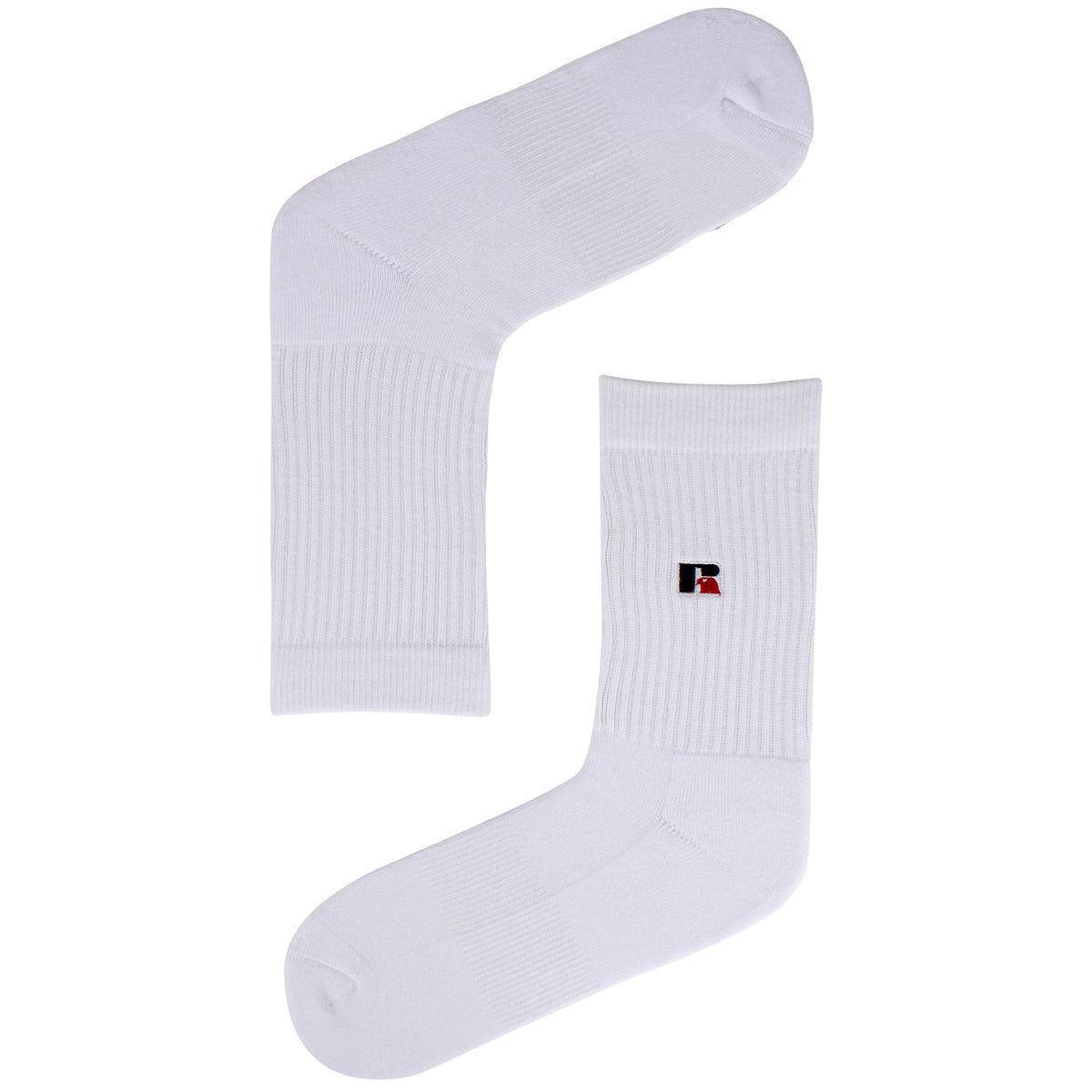 White Russell Athletic Essential Singles Accessories Socks | 34APTMCES