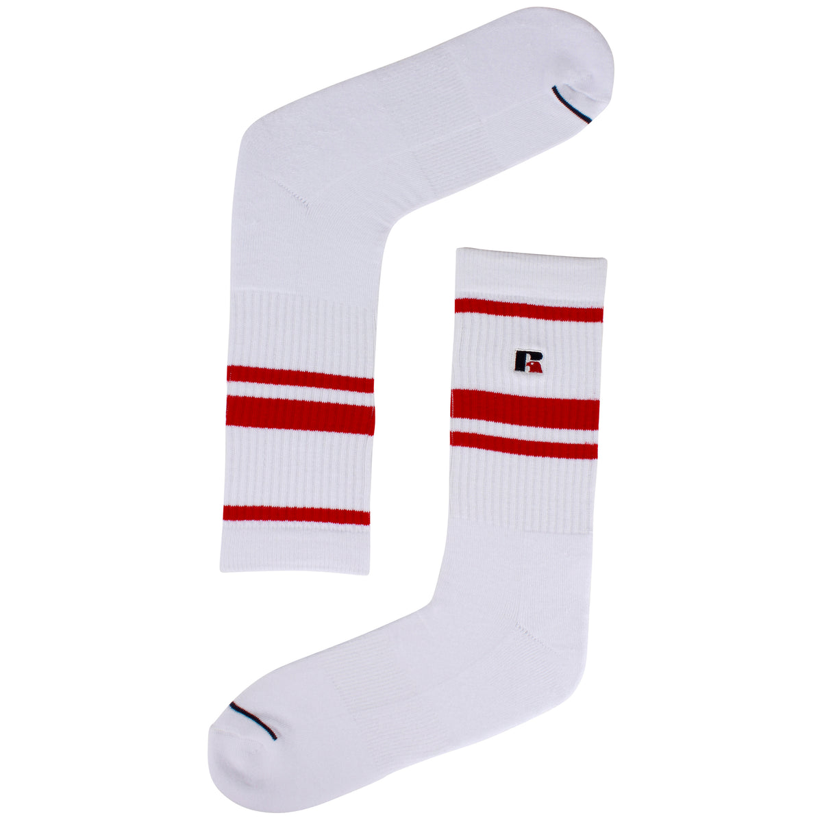 White / Red Russell Athletic Kentucky Winter Accessories Socks | 07ZTJWKUC